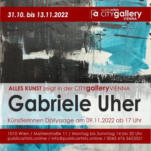 Gabriele Uher in der CITYgalleryVIENNA