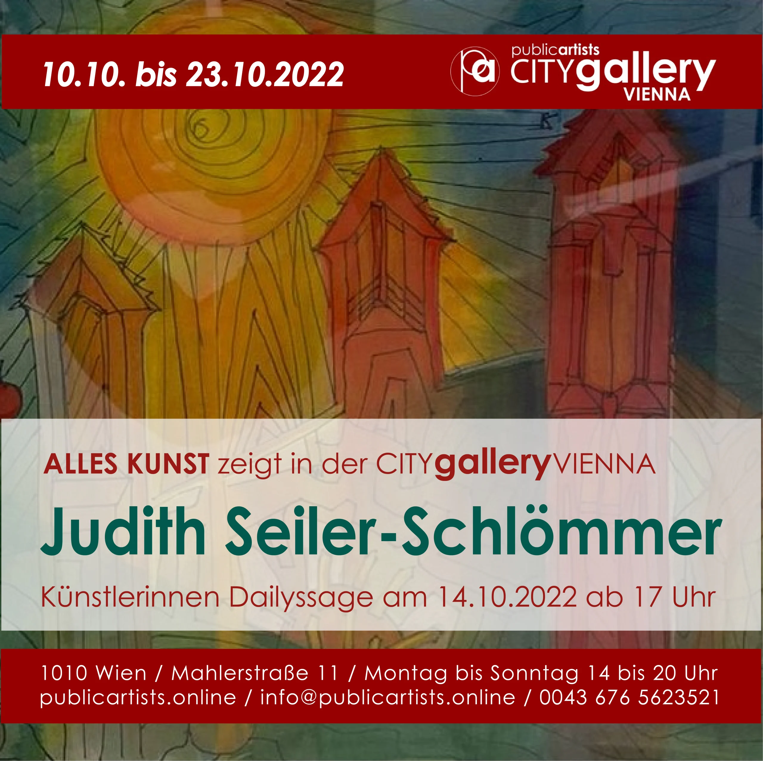 Judith Seiler-Schlömmer in the CITYgalleryVIENNA