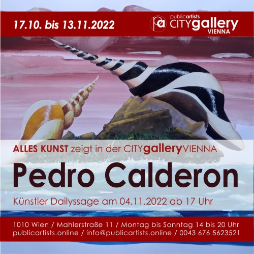 Pedro Calderon in der CITYgalleryVIENNA