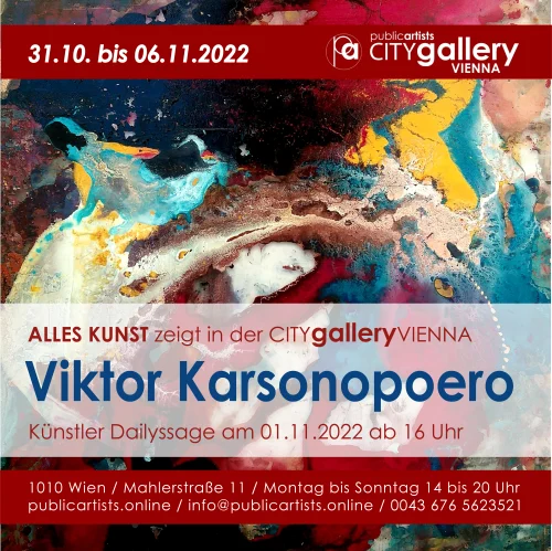 Viktor Karsonopoero v CITYgalleryVIENNA