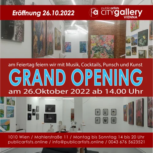 GRAND OPENING der CITYgalleryVIENNA