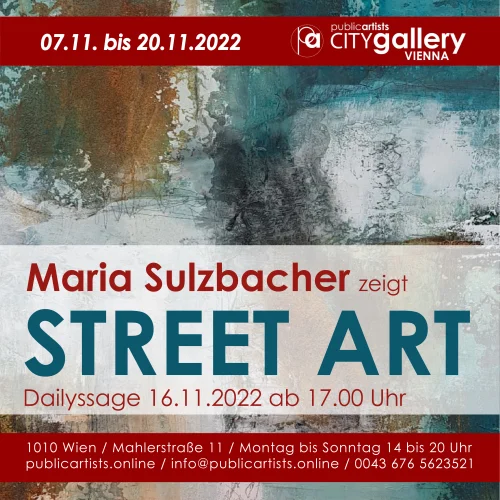 Maria Sulzbacher zeigt STREET ART