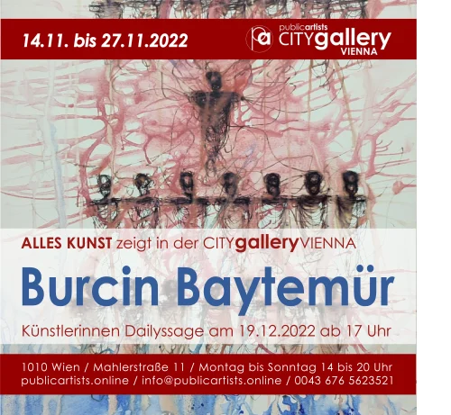 Burcin Baytemür in der CITYgalleryVIENNA