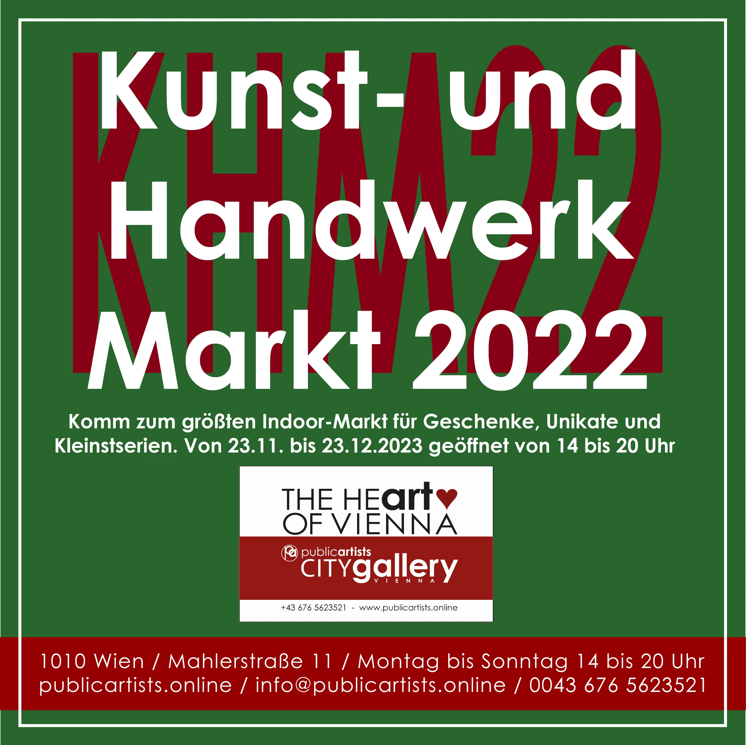KHM22 – KunstHandwerkMarkt 2022
