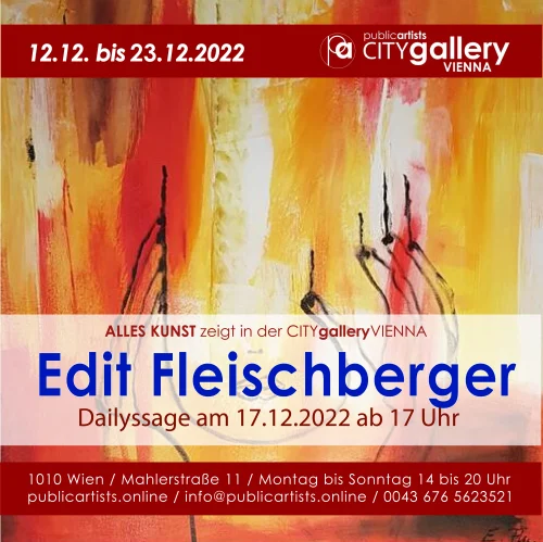 Edit Fleischberger in der CITYgalleryVIENNA