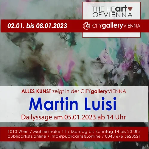Martin Luisi in der CITYgalleryVIENNA