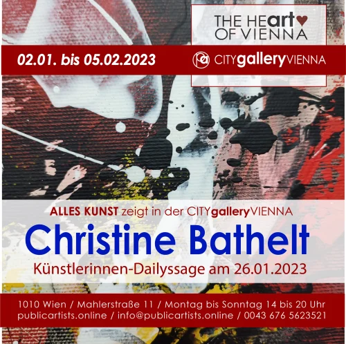 Christine Bathelt v CITYgalleryVIENNA