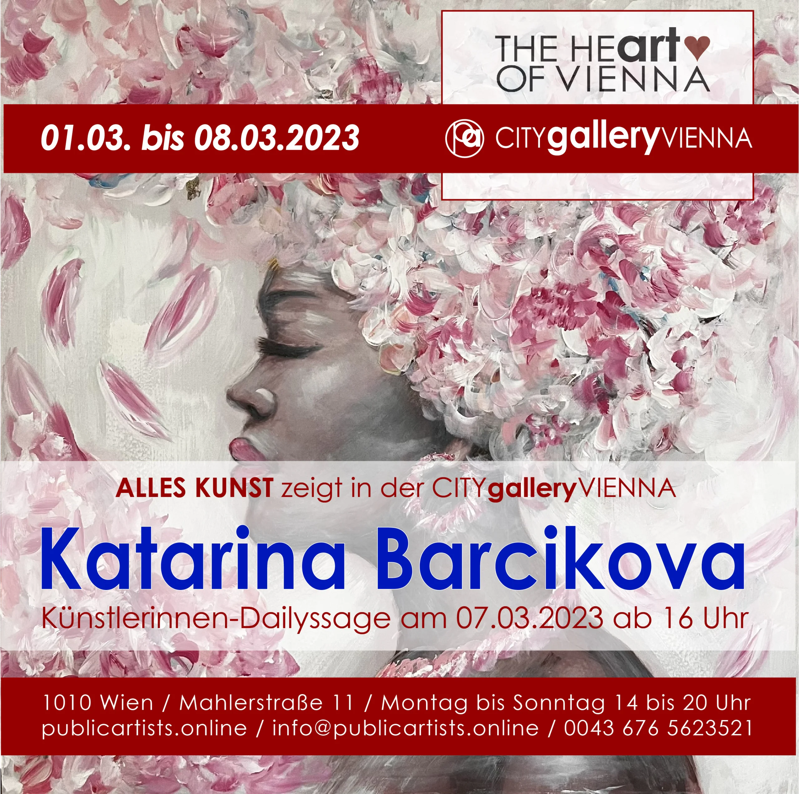 Катарина Барчикова в галерее CITYgalleryVIENNA