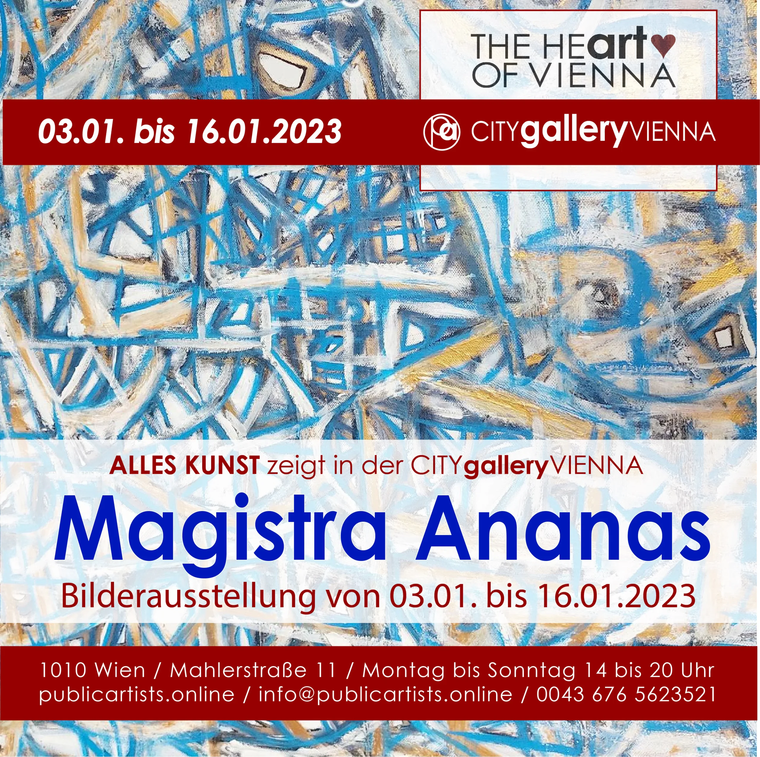 Magistra Ananas v CITYgalleryVIENNA