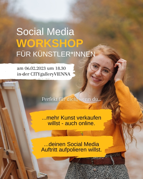 SOCIAL MEDIA WORKSHOP für Künstler/innen von Julia Wiesinger