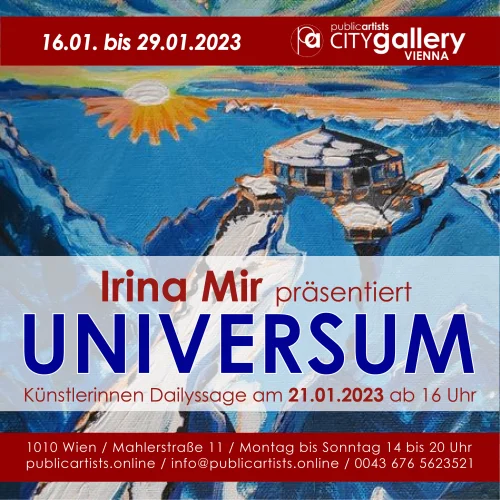 Irina Mir zeigt UNIVERSUM