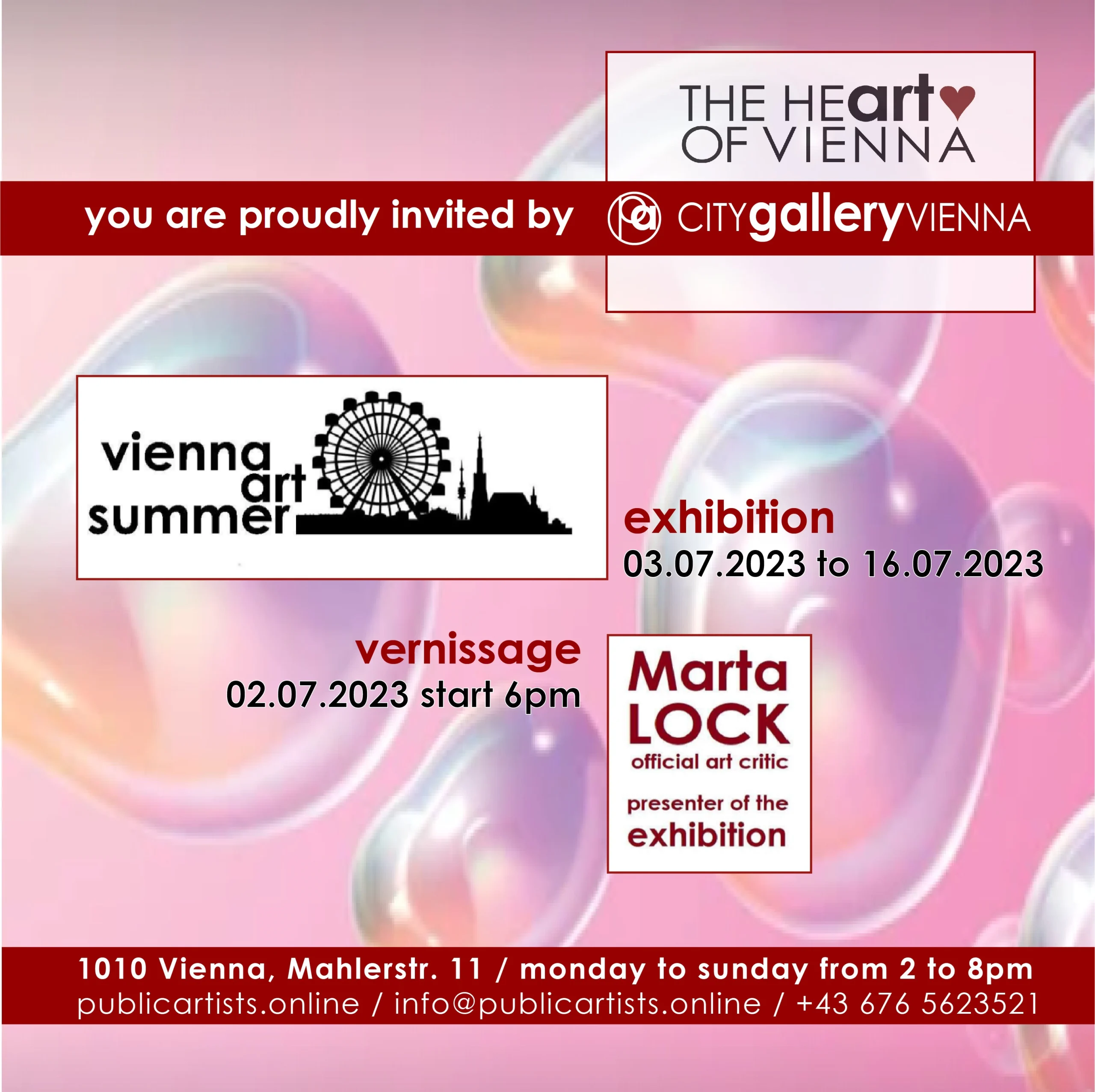 Vernissage du VIENNA ART SUMMER