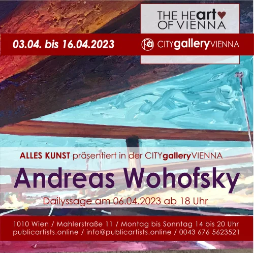 Andreas Wohofsky CITYgalleryVIENNA'da