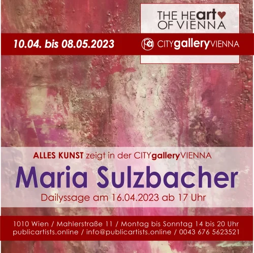 Maria Sulzbacher CITYgalleryVIENNA'da