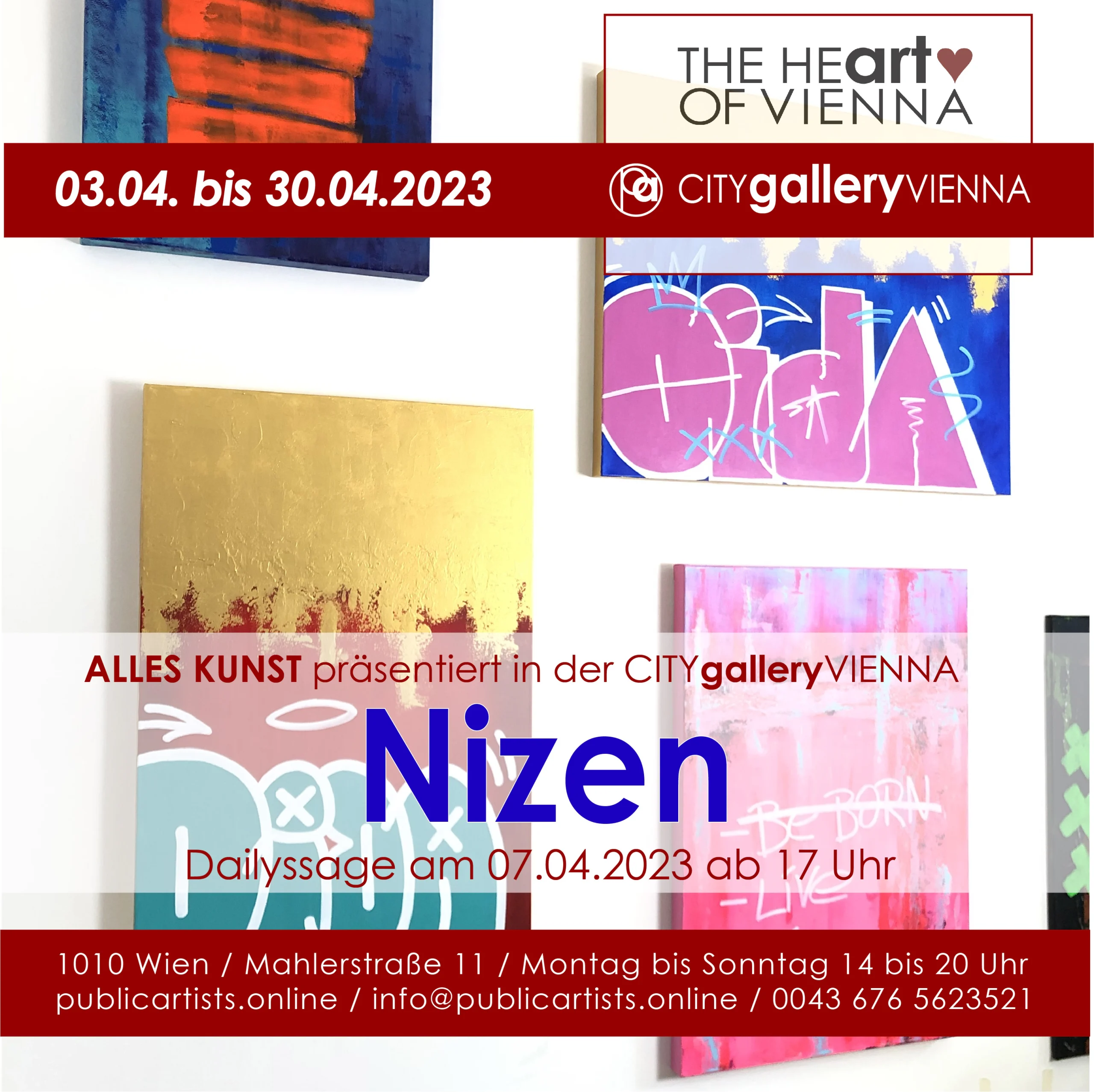 Nizen à la CITYgalleryVIENNA