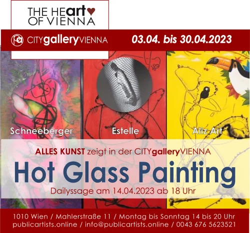 CITYgalleryVIENNA'da Sıcak Cam Boyama