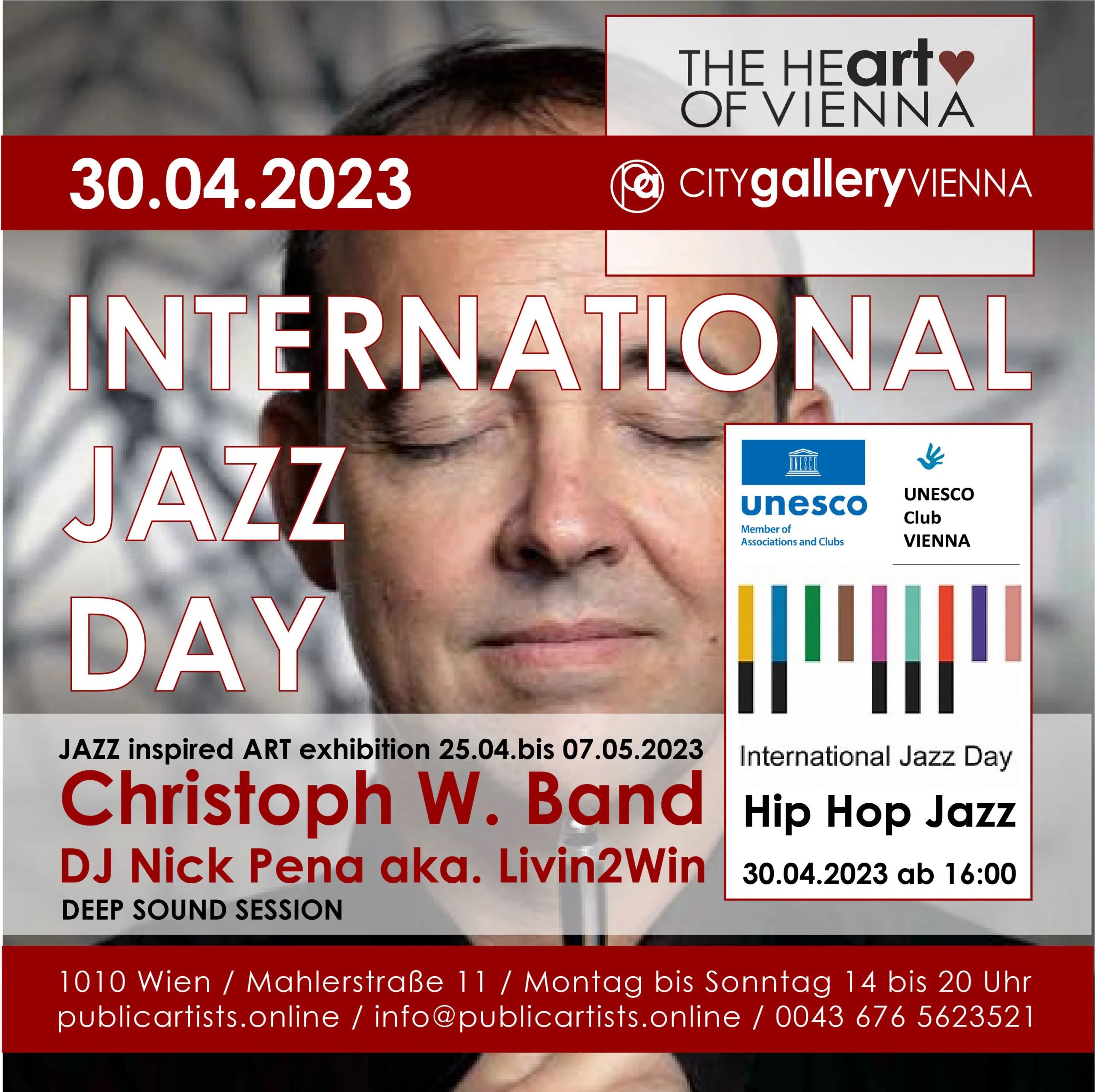 International Jazz Day in der CITYgalleryVIENNA