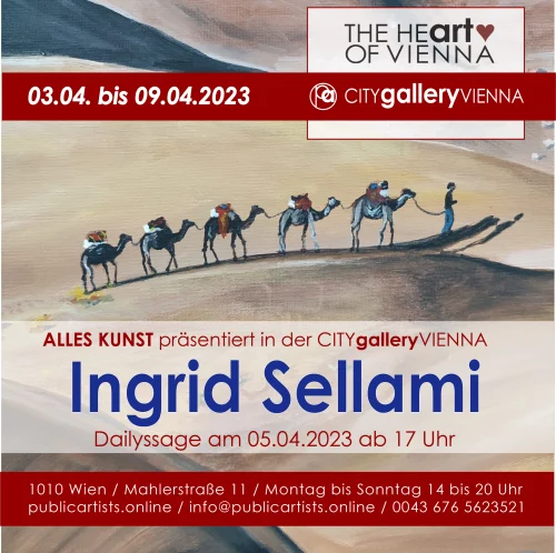 Ingrid Sellami CITYgalleryVIENNA'da