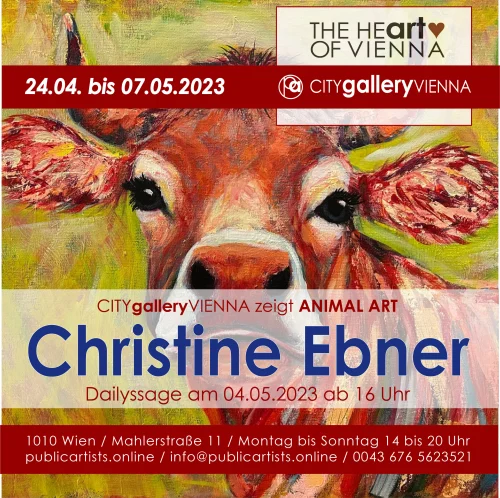 Christine Ebner HAYVAN SANATINI gösteriyor