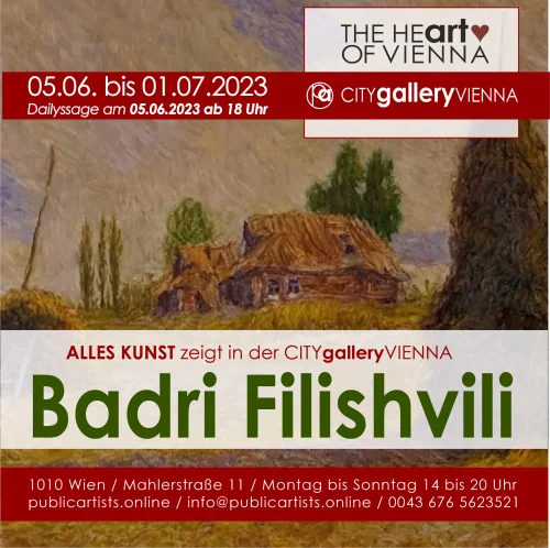 Badri Filishvili in der CITYgalleryVIENNA