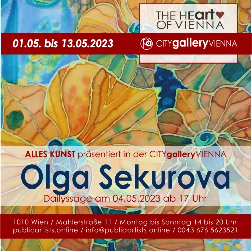 Olga Sekurova CITYgalleryVIENNA'da