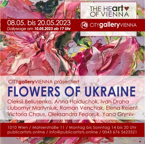 CITYgalleryVIENNA UKRAYNA'NIN ÇİÇEKLERİ'ni sunar