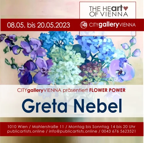 Greta Nebel ÇİÇEK GÜCÜNÜ gösteriyor