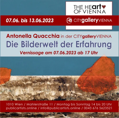 exhibition „Die Bilderwelt der Erfahrung“ von Antonella Quacchia