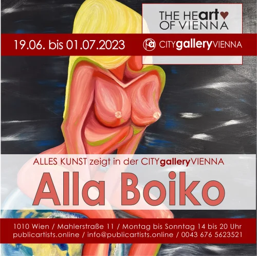 Alla Boiko CITYgalleryVIENNA'da