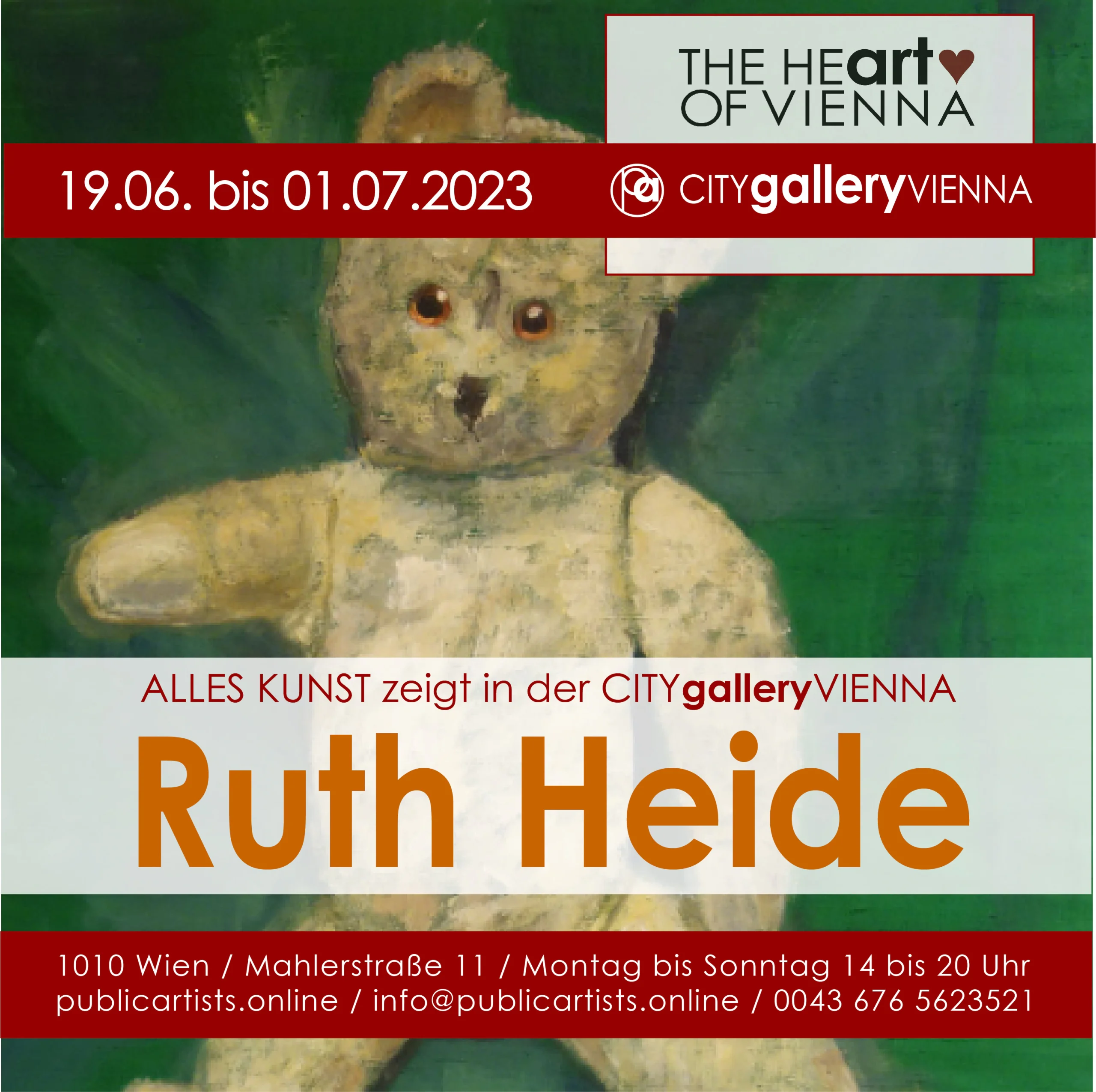 Ruth Heide in der CITYgalleryVIENNA