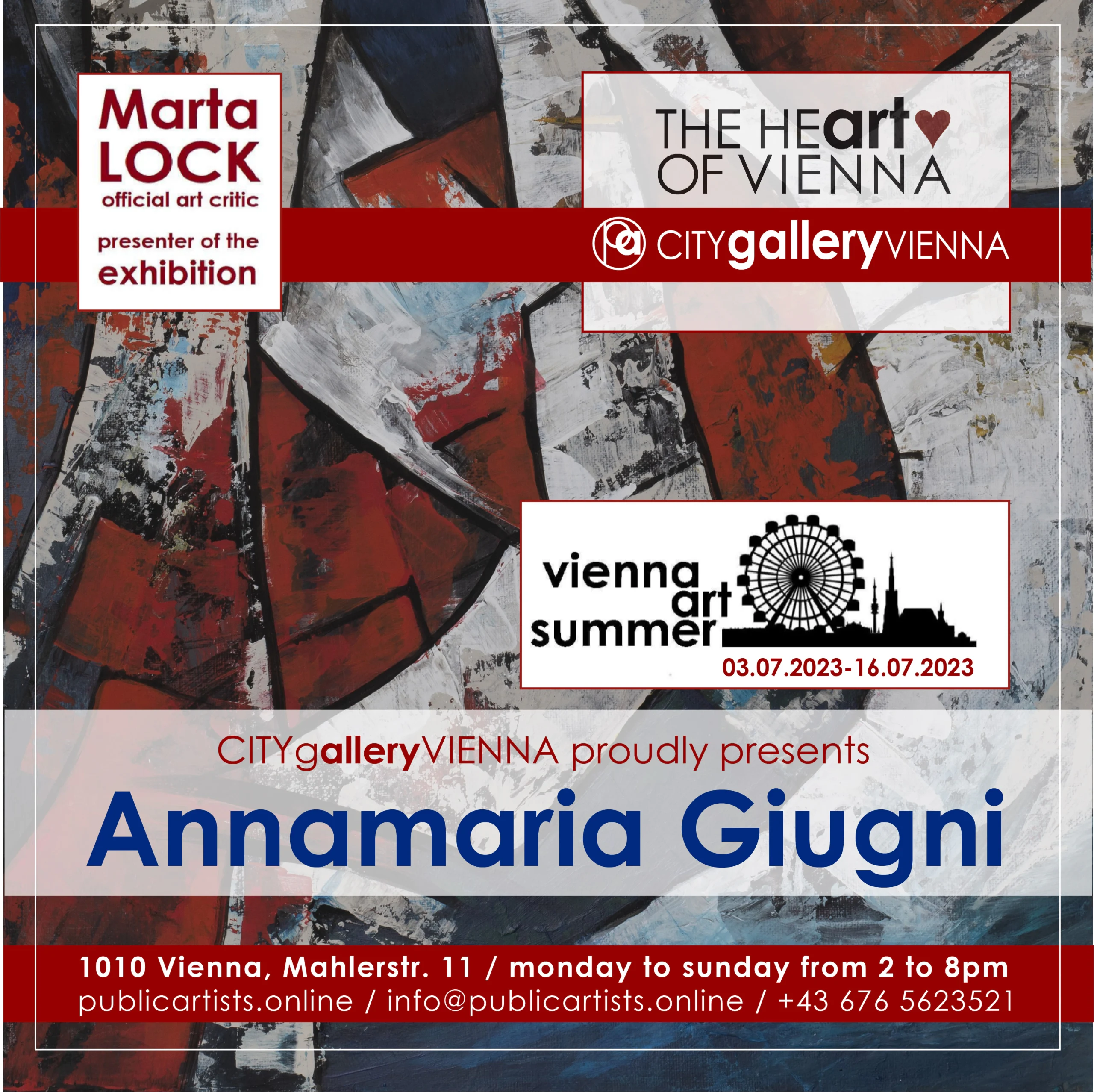 Annamaria Giugni au VIENNA ART SUMMER VAS23