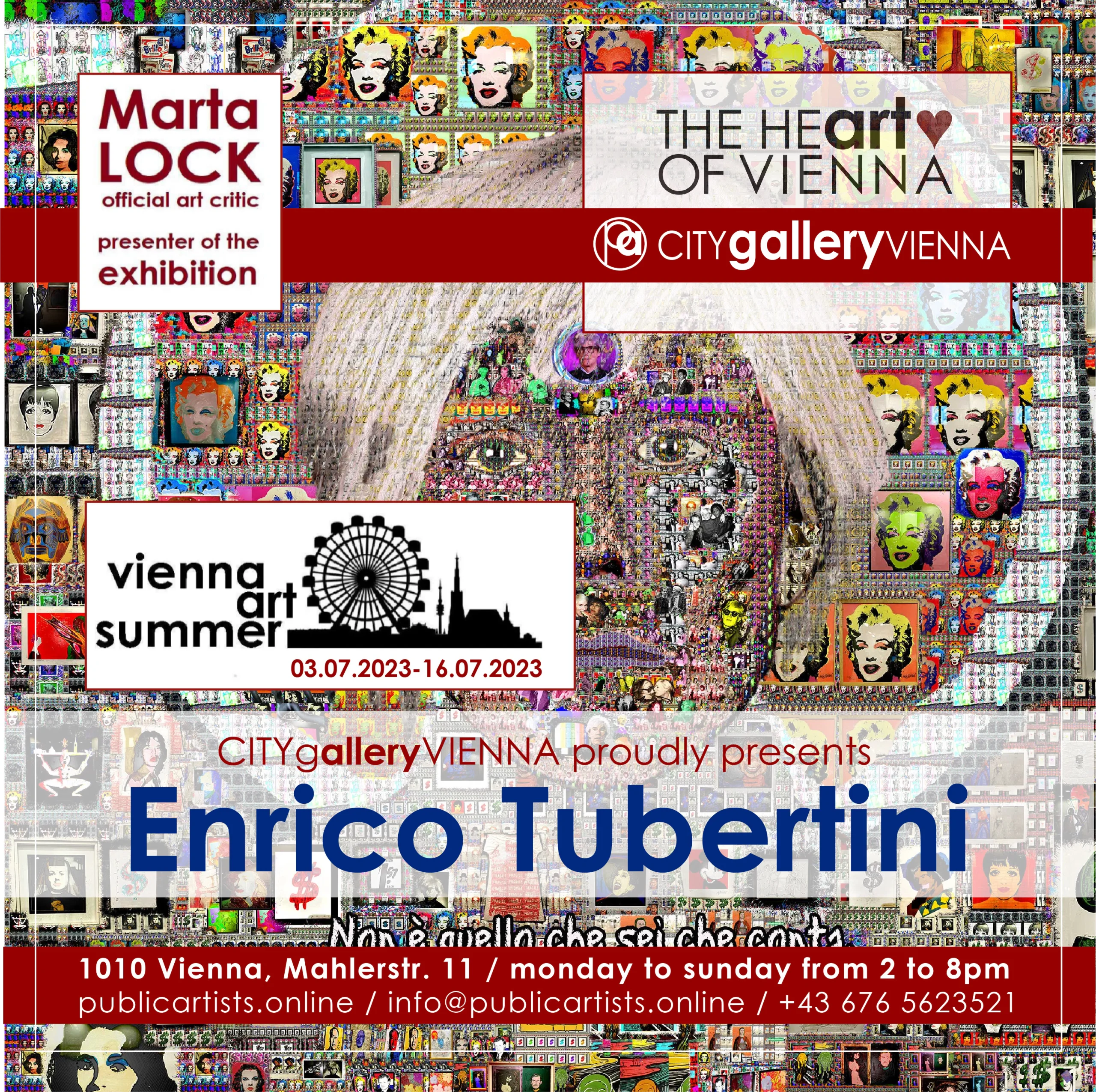 Enrico Tubertini at VIENNA ART SUMMER VAS23