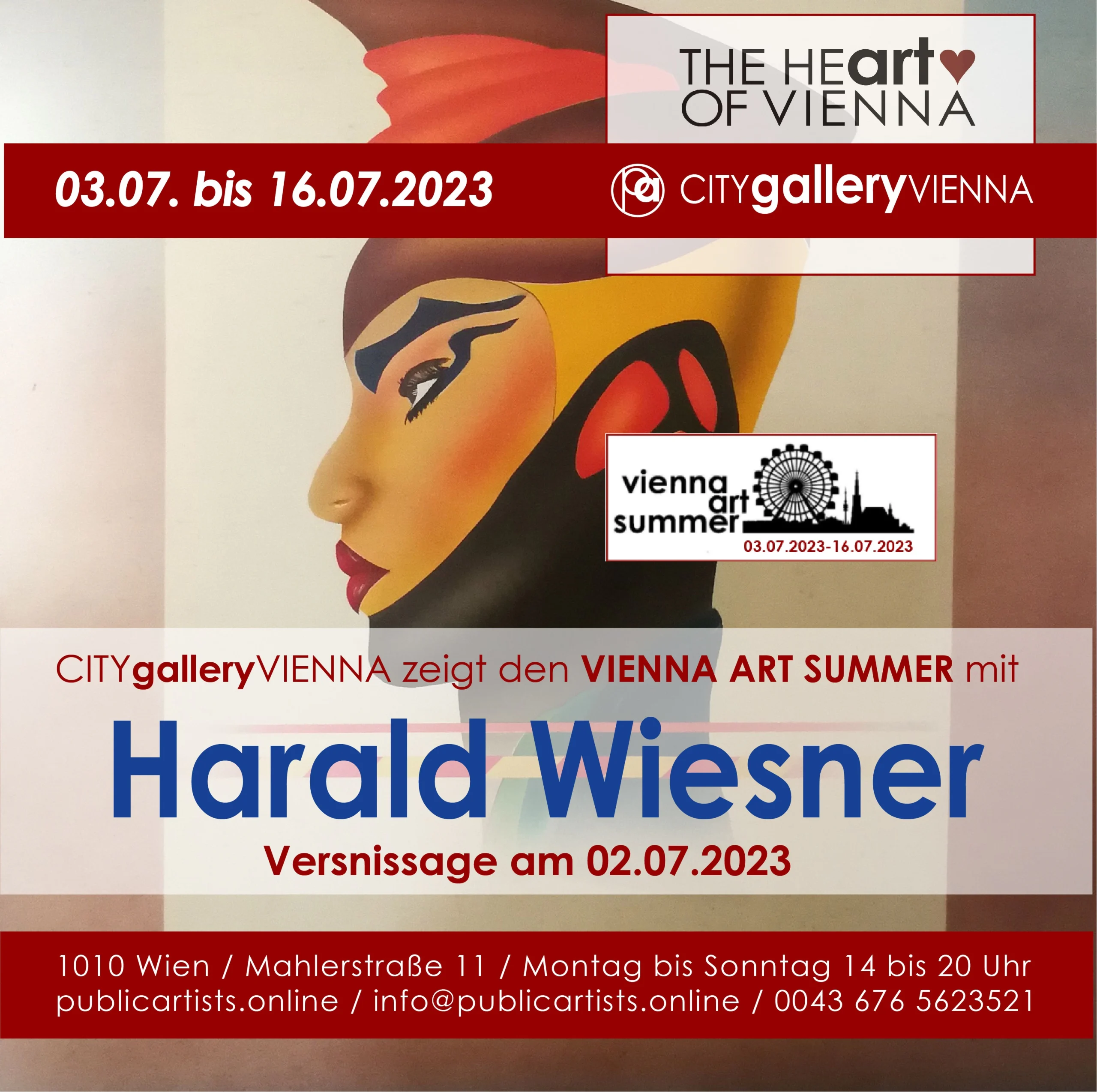 Harald Wiesner at VIENNA ART SUMMER VAS23
