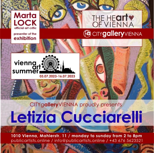 Letizia Cucciarelli na podujatí VIENNA ART SUMMER VAS23