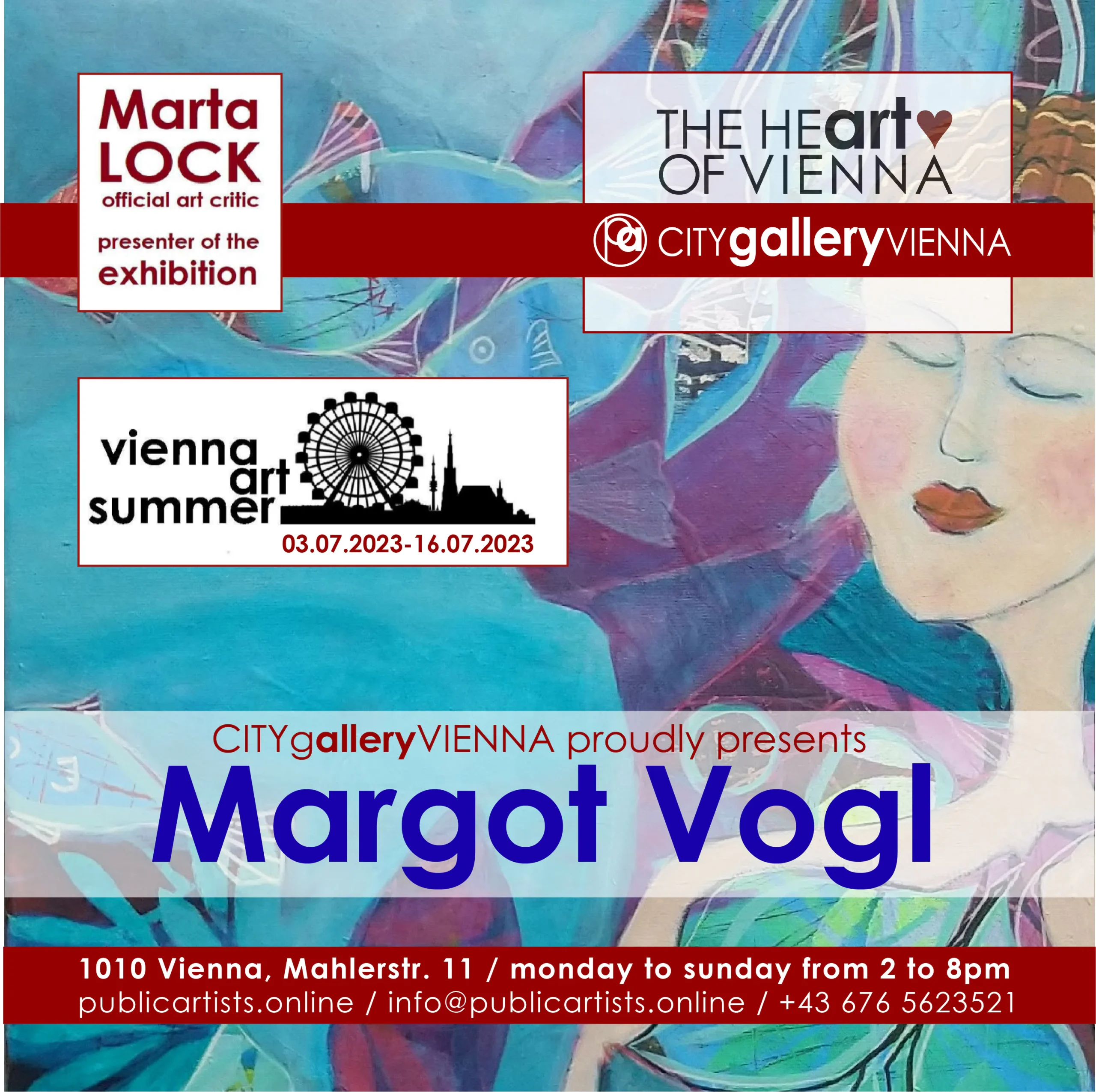 Margot Vogl at VIENNA ART SUMMER VAS23