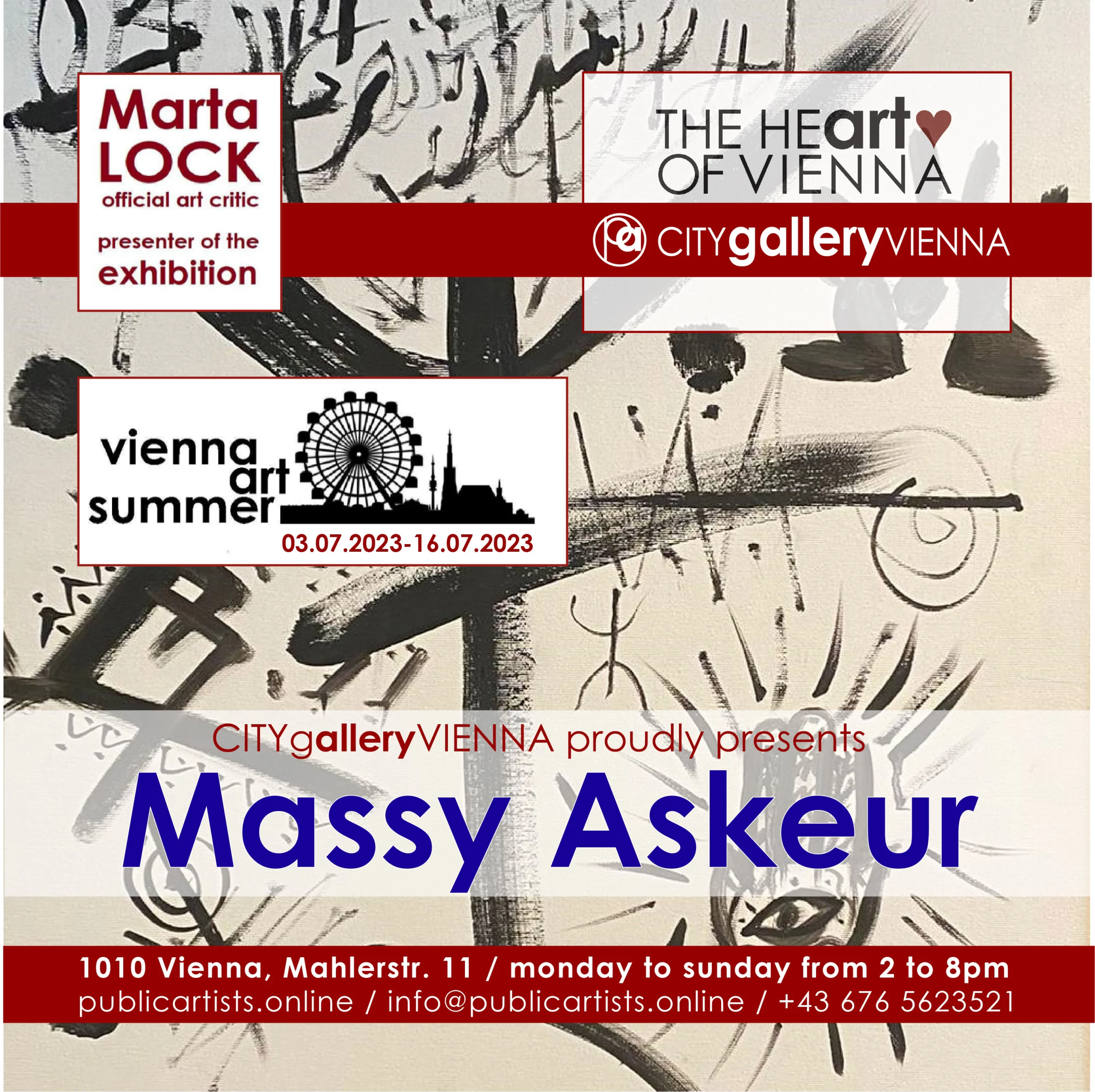 Massy Askeur VİYANA SANAT YAZI VAS23'te