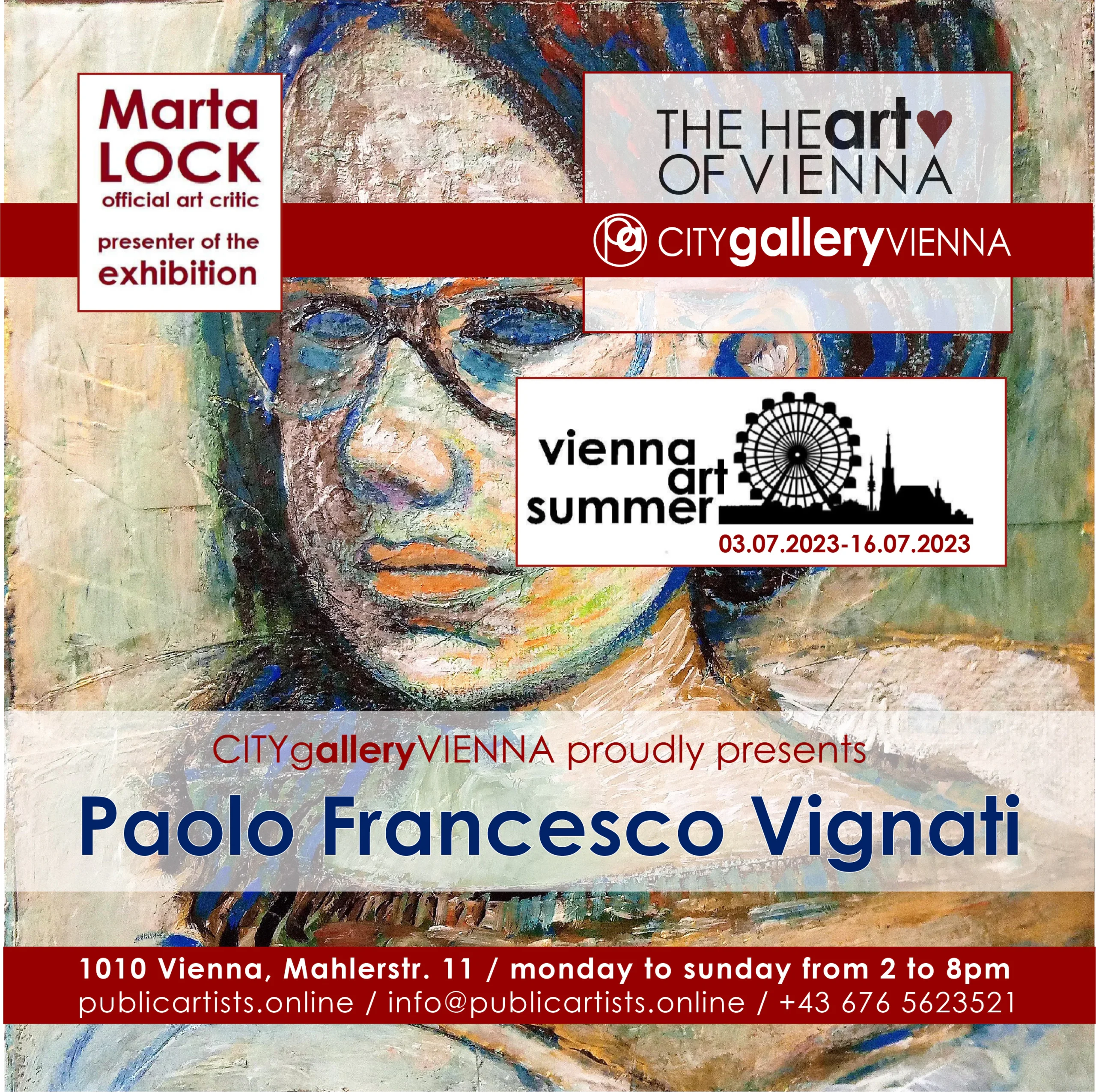 Paolo Francesco Vignati au VIENNA ART SUMMER VAS23