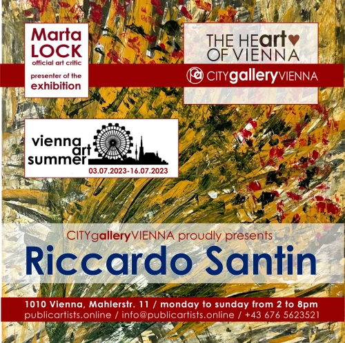 Riccardo Santin at VIENNA ART SUMMER VAS23