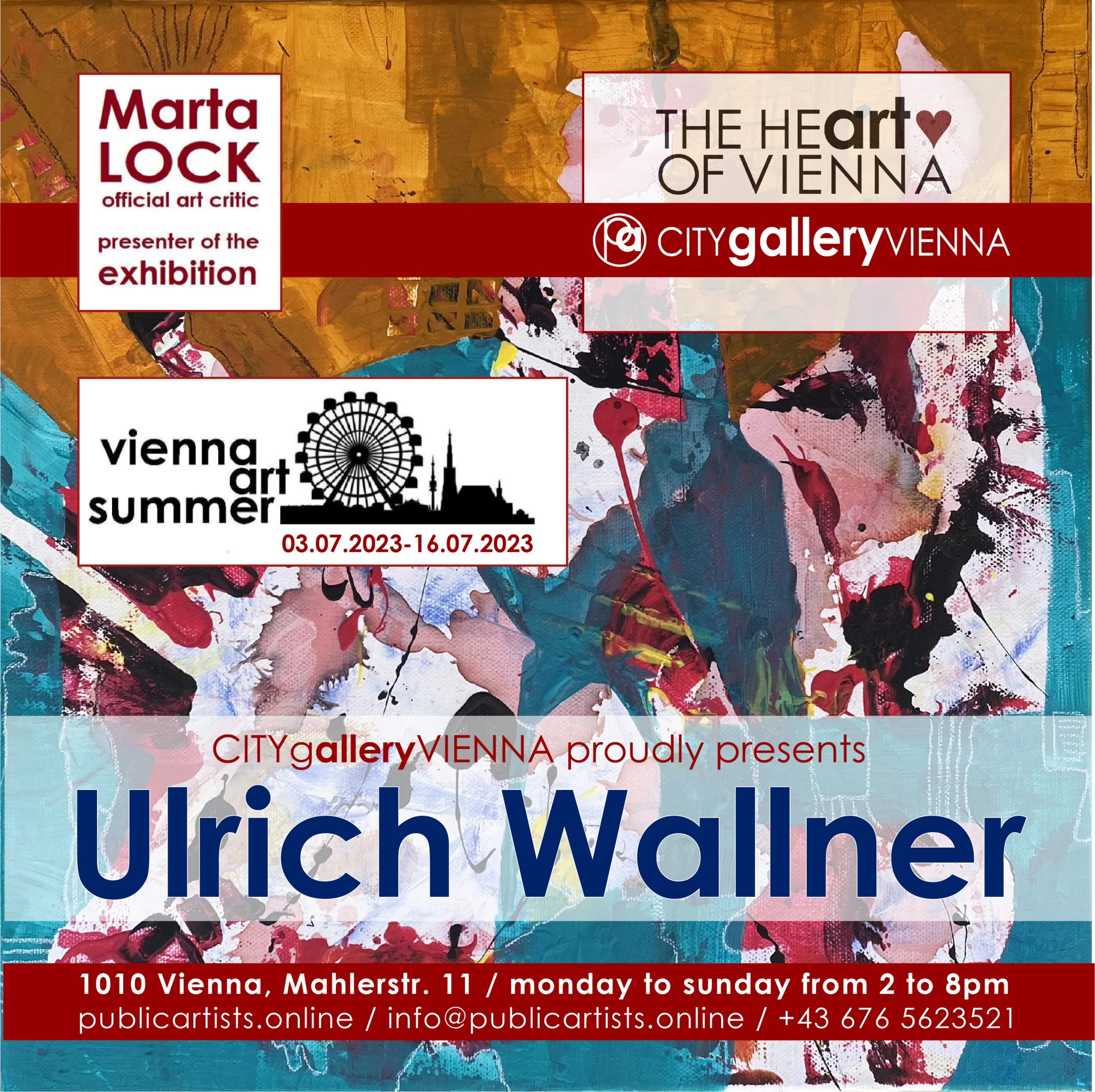 Ulrich Wallner na VIENNA ART SUMMER VAS23