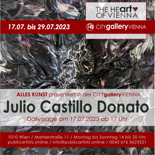 Julio Castillo Donato CITYgalleryVIENNA'da