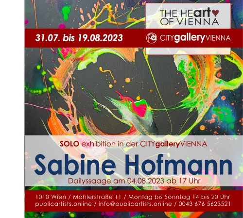 Sabine Hofmann CITYgalleryVIENNA'da