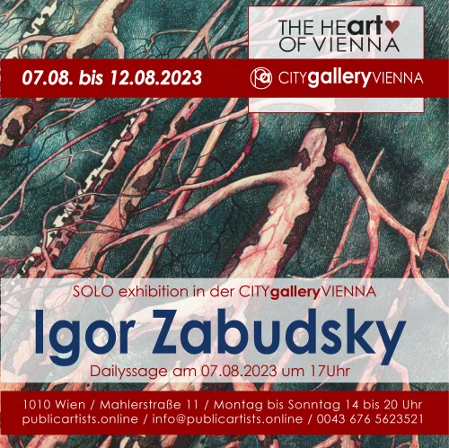 Kişisel sergi: Igor Zabudsky, CITYgalleryVIENNA’da