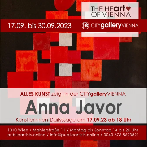 Anna Javor CITYgalleryVIENNA'da