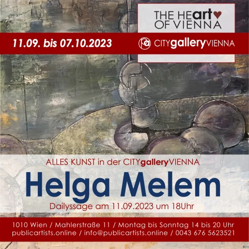 Helga Melem CITYgalleryVIENNA'da