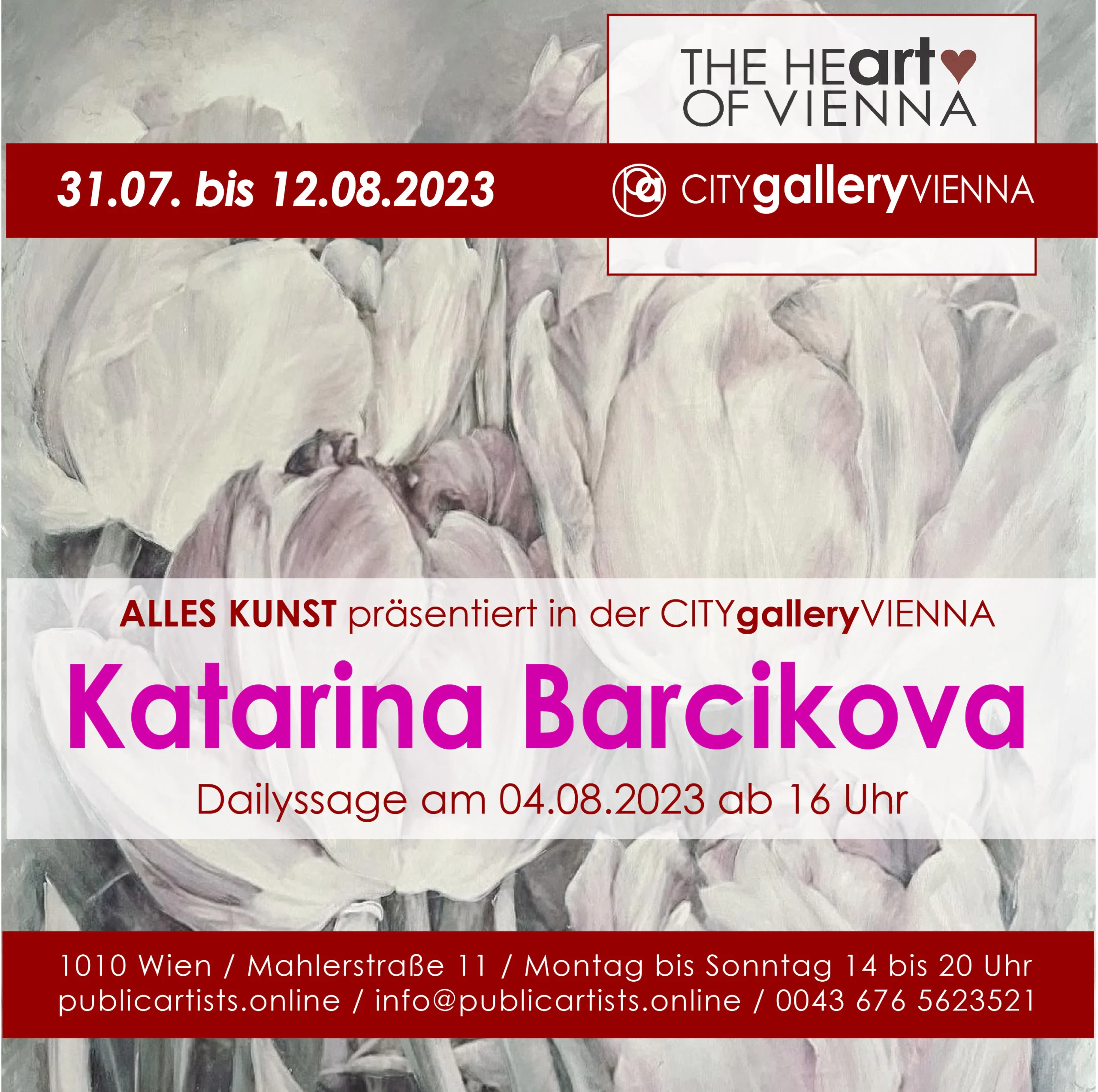 Katarina Barcikova in der CITYgalleryVIENNA