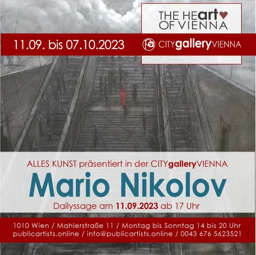 Mario Nikolov CITYgalleryVIENNA'da