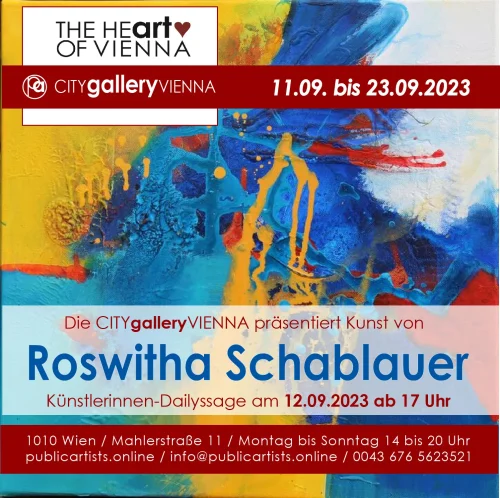 Roswitha Schablauer CITYgalleryVIENNA'da
