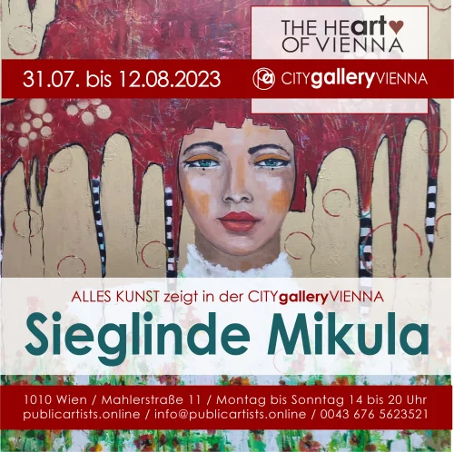 Sieeglinde Mikula CITYgalleryVIENNA'da