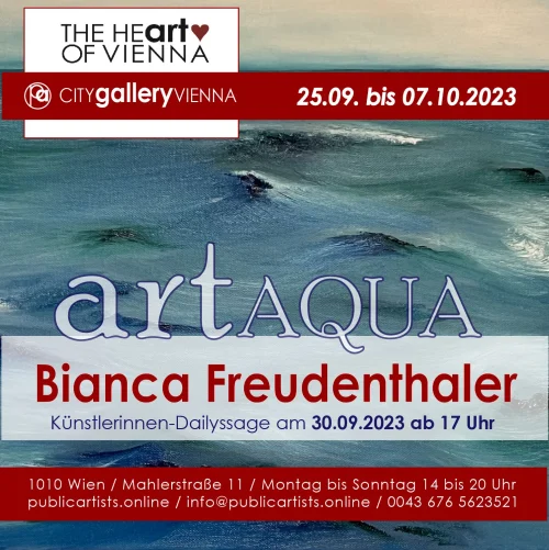 Bianca Freudenthaler zeigt „ART AQUA“ in der CITYgalleryVIENNA