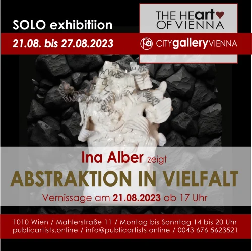 SOLO exhibition: „Abstraktion in Vielfalt“ von Ina Alber